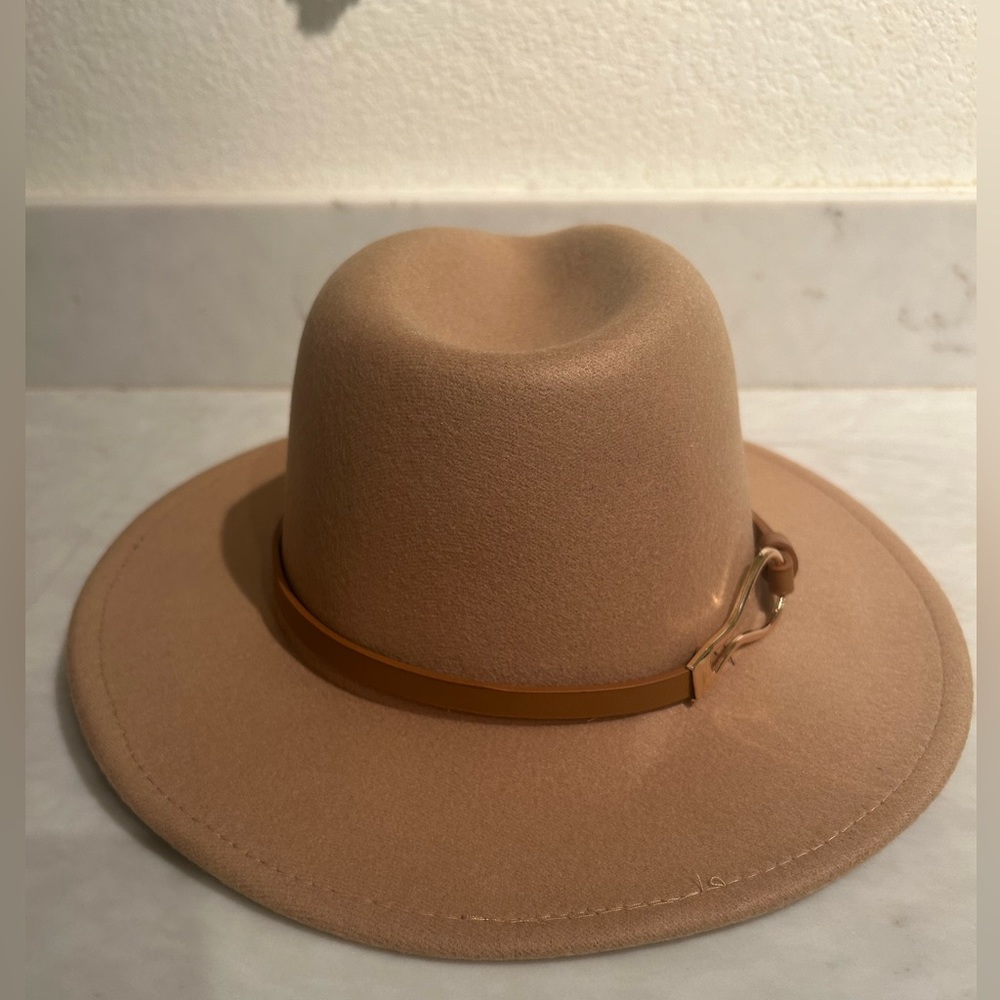 Shein Wool felt wide brim hat